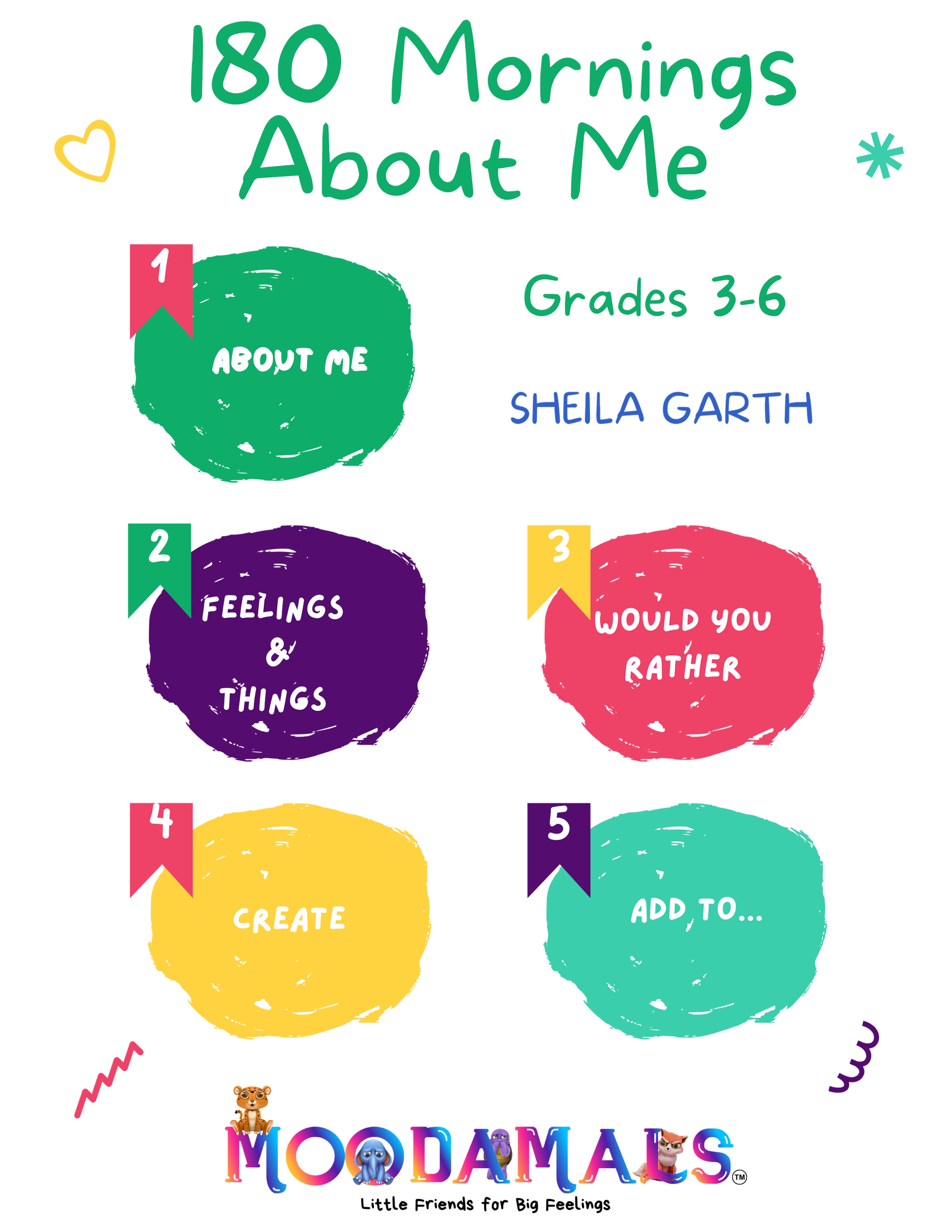 180 Mornings About Me: Grades 3-6 by Sheila Garth